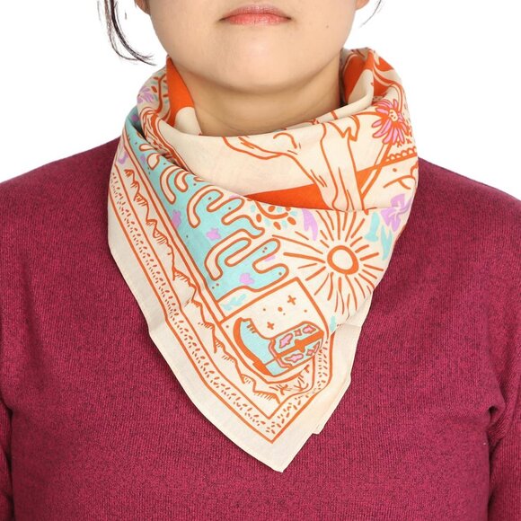 Lightweight Multicolored 22"x22" 6-Pack, 12-Pack and 48-Pack Bandana Set - Picture 6 of 7